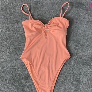 Peach One piece swim suit